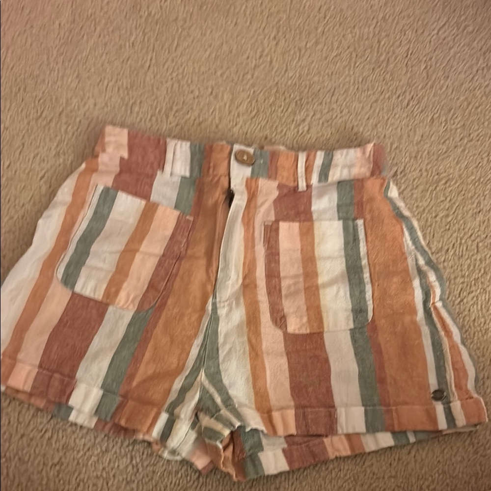 Striped Multicolor Women's Shorts